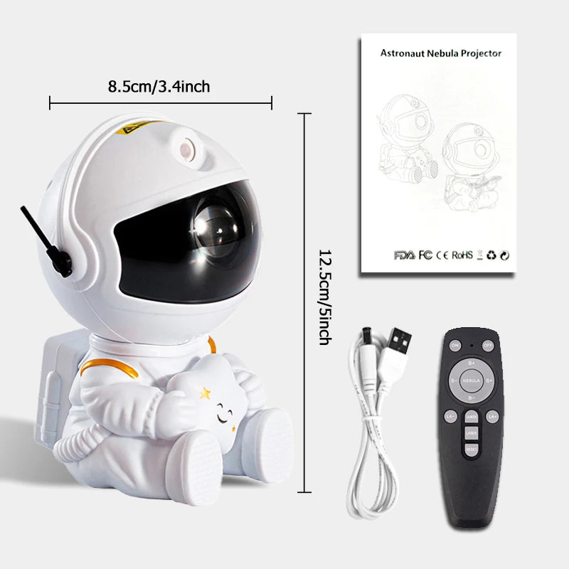 Star Projector Galaxy Night Light Astronaut Space