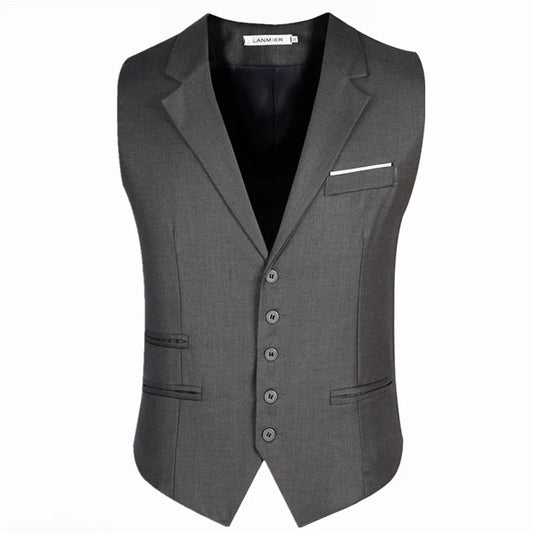 Slim Fit Men's Suit Vest