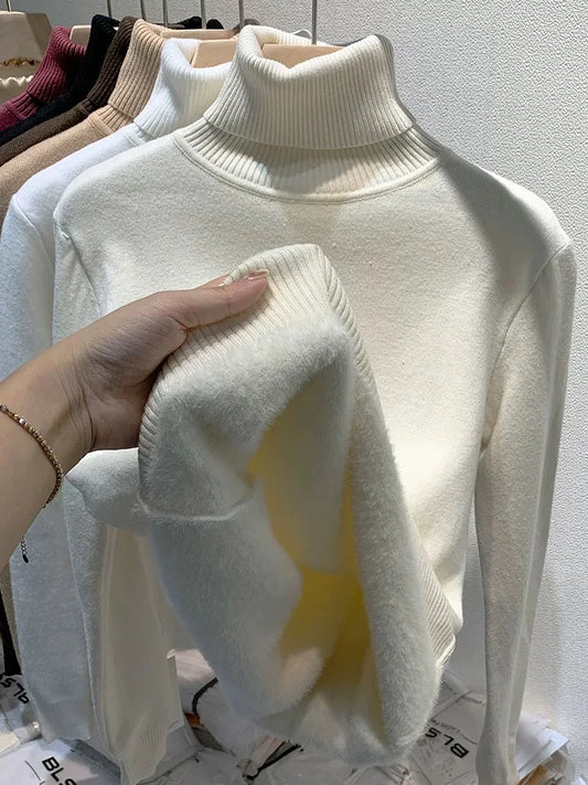 Turtleneck Winter Sweater Women