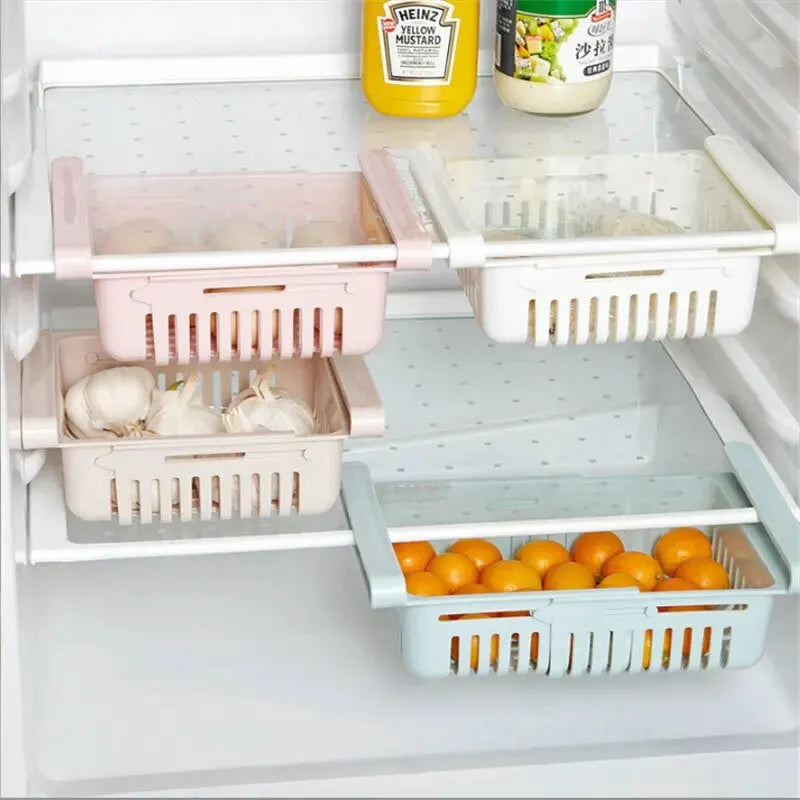 1Pc Refrigerator Storage Basket