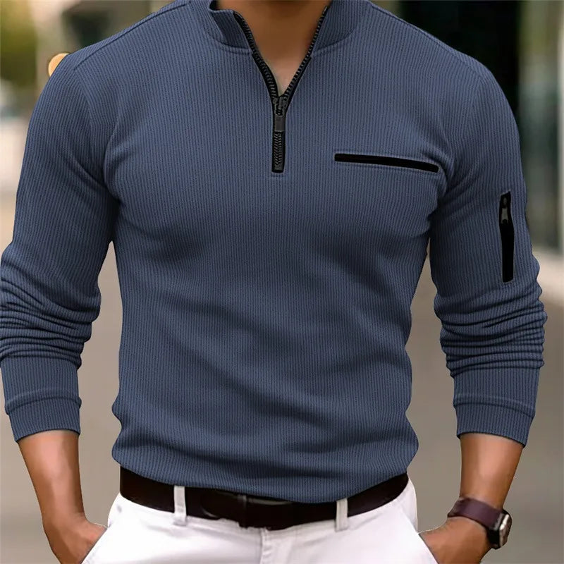 New light luxury light Polo Shirt