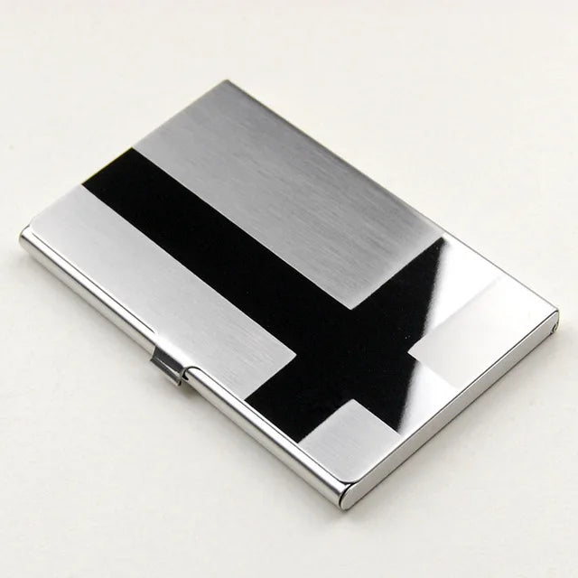 1pc Card Holder Men RFID Blocking Aluminum Metal Slim Wallet