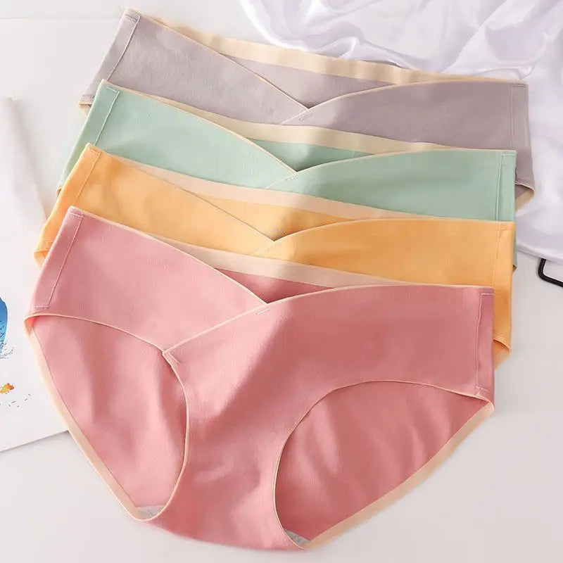 4pcs Cotton Maternity Panties