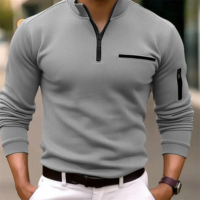 New light luxury light Polo Shirt