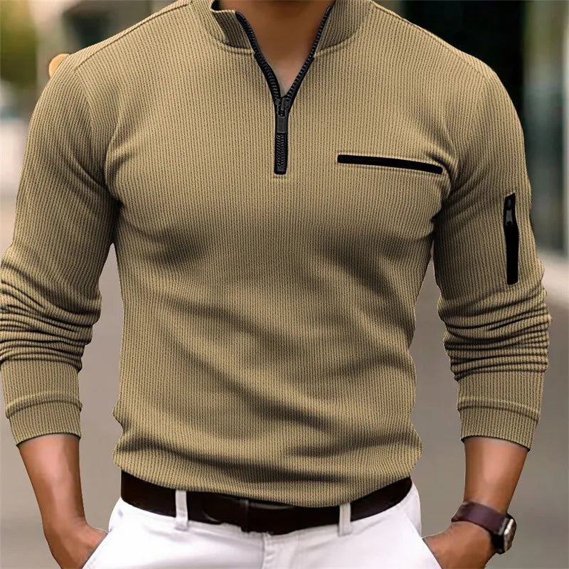 New light luxury light Polo Shirt