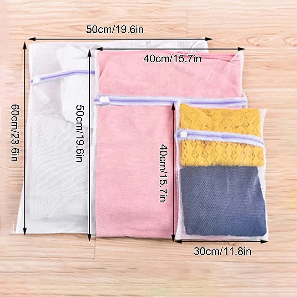 Three-Piece Set Of Washing Machine Special Care Bag