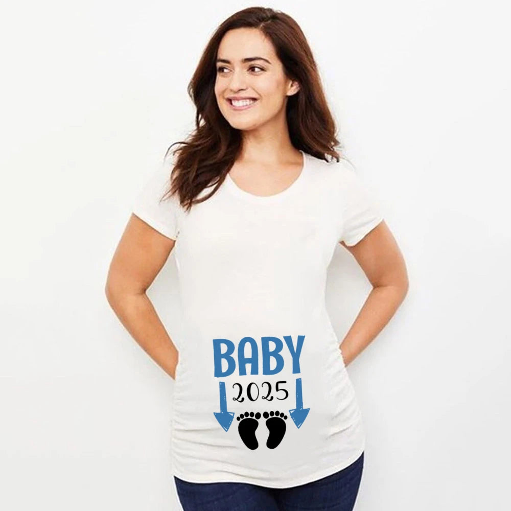 Pregnant T Shirt Short Sleeve