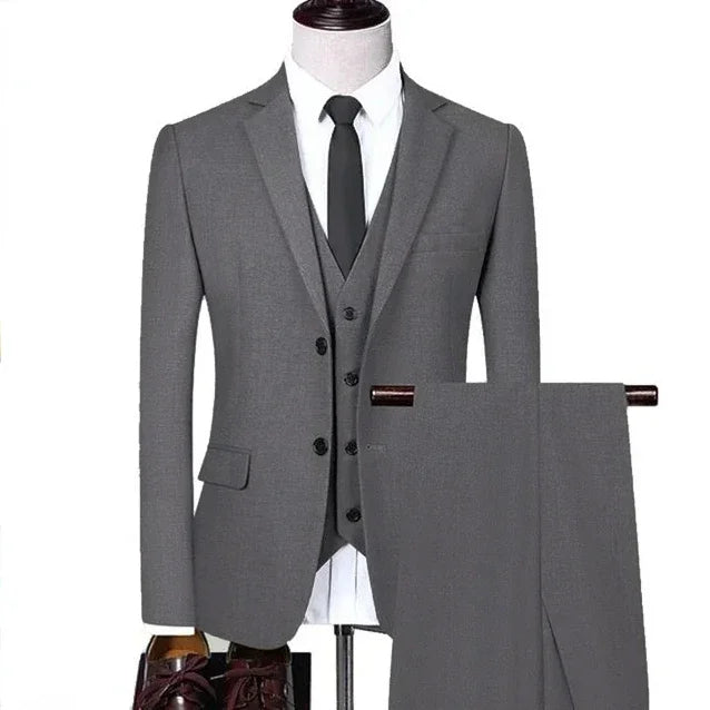 Men Suits Formal 3Pcs